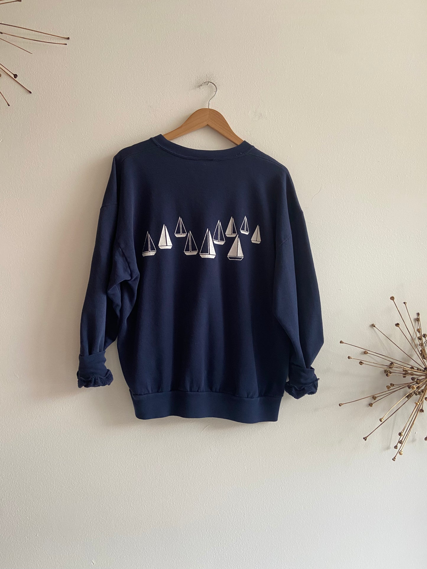 Port Townsend WA navy sweatshirt SS1-3