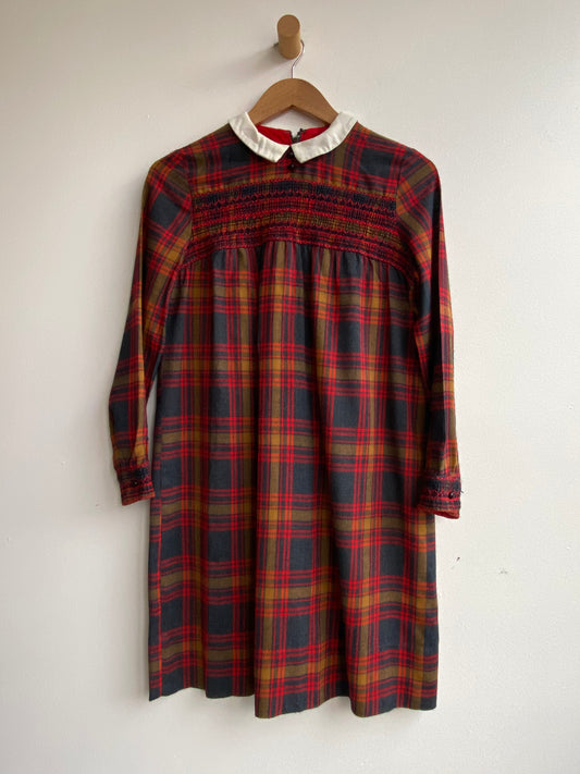 Little. Ones Plaid party dress sz 8-12