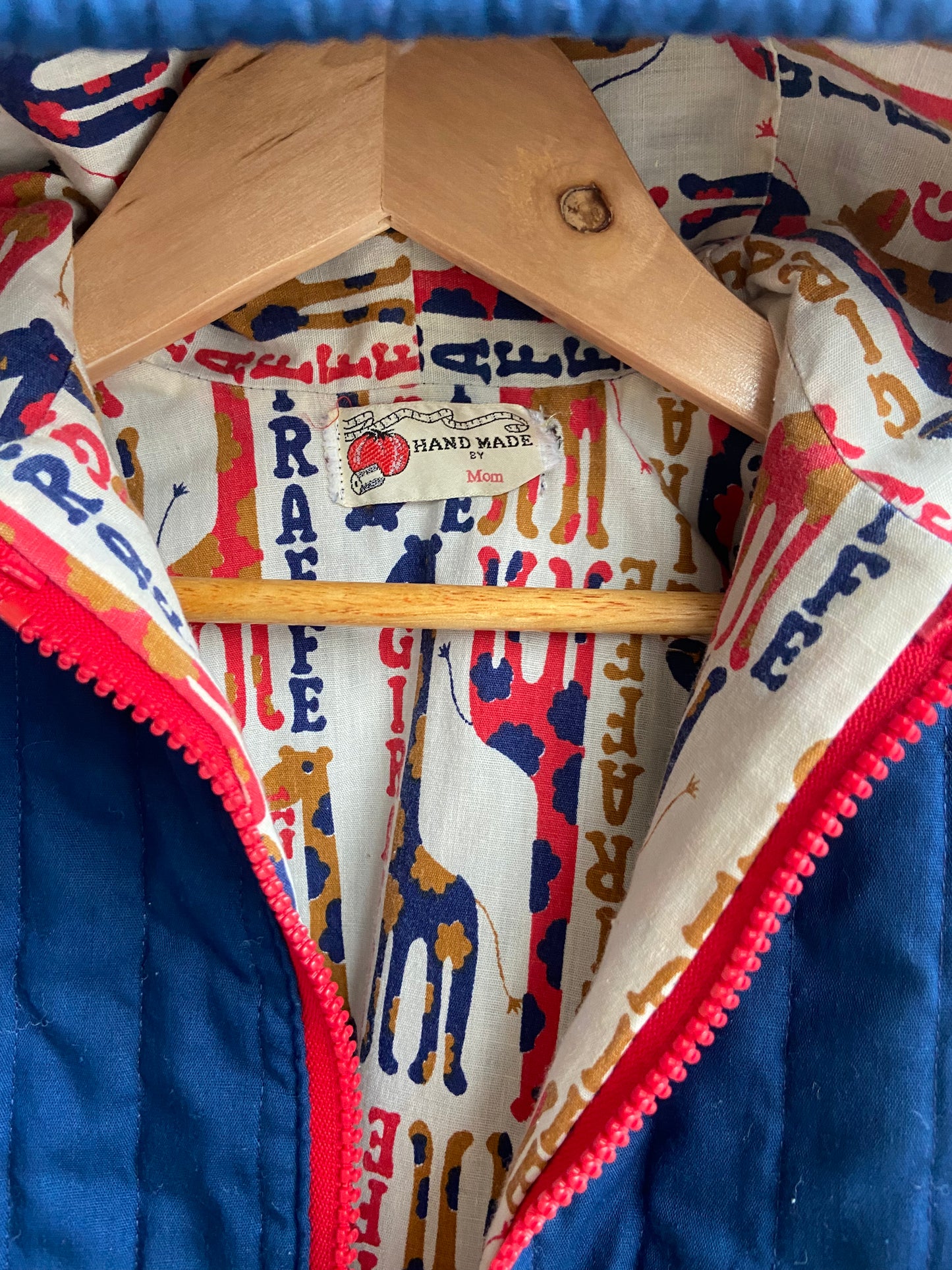 Little. Ones vintage giraffe hooded jacket sz 12 mo-2