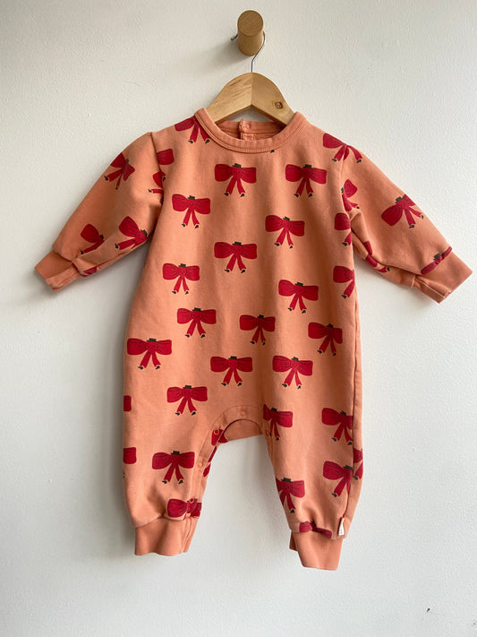 Little. Ones Tiny Cottons elephant bow jumper 6-8 mo