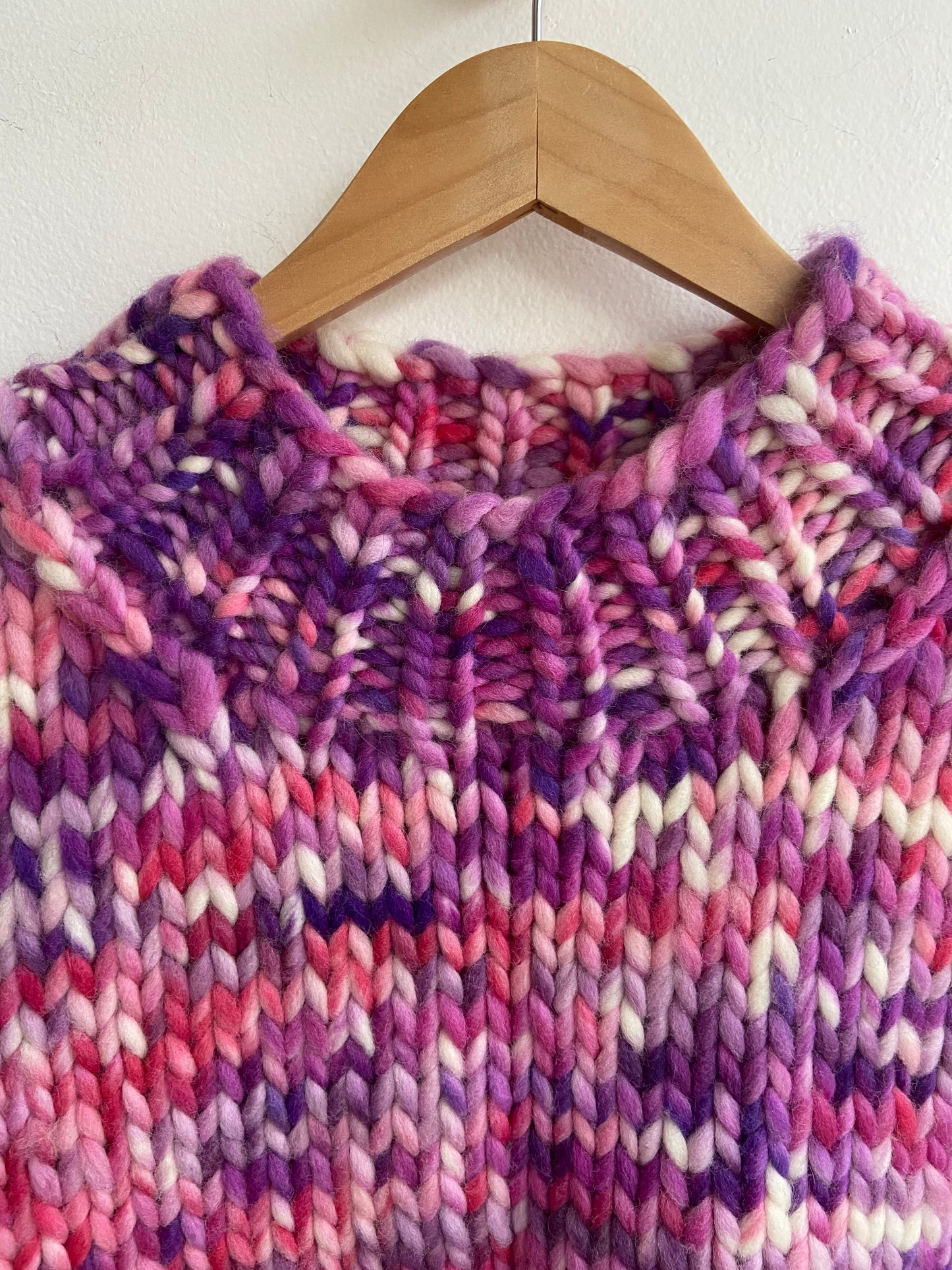 Chunky super soft wool vest SS 1-2