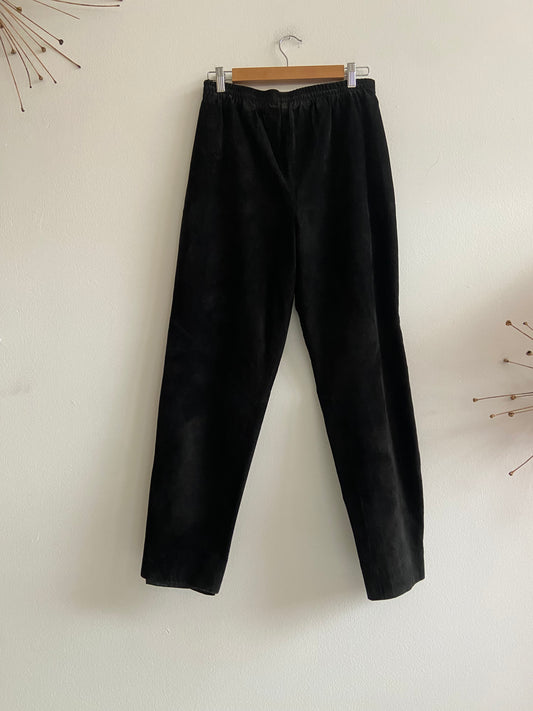 Suede black pants SS 1-2