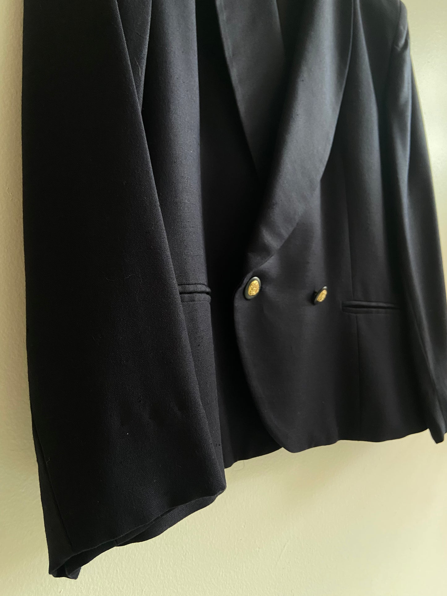 Blazer navy blue fancy button SS 1-2