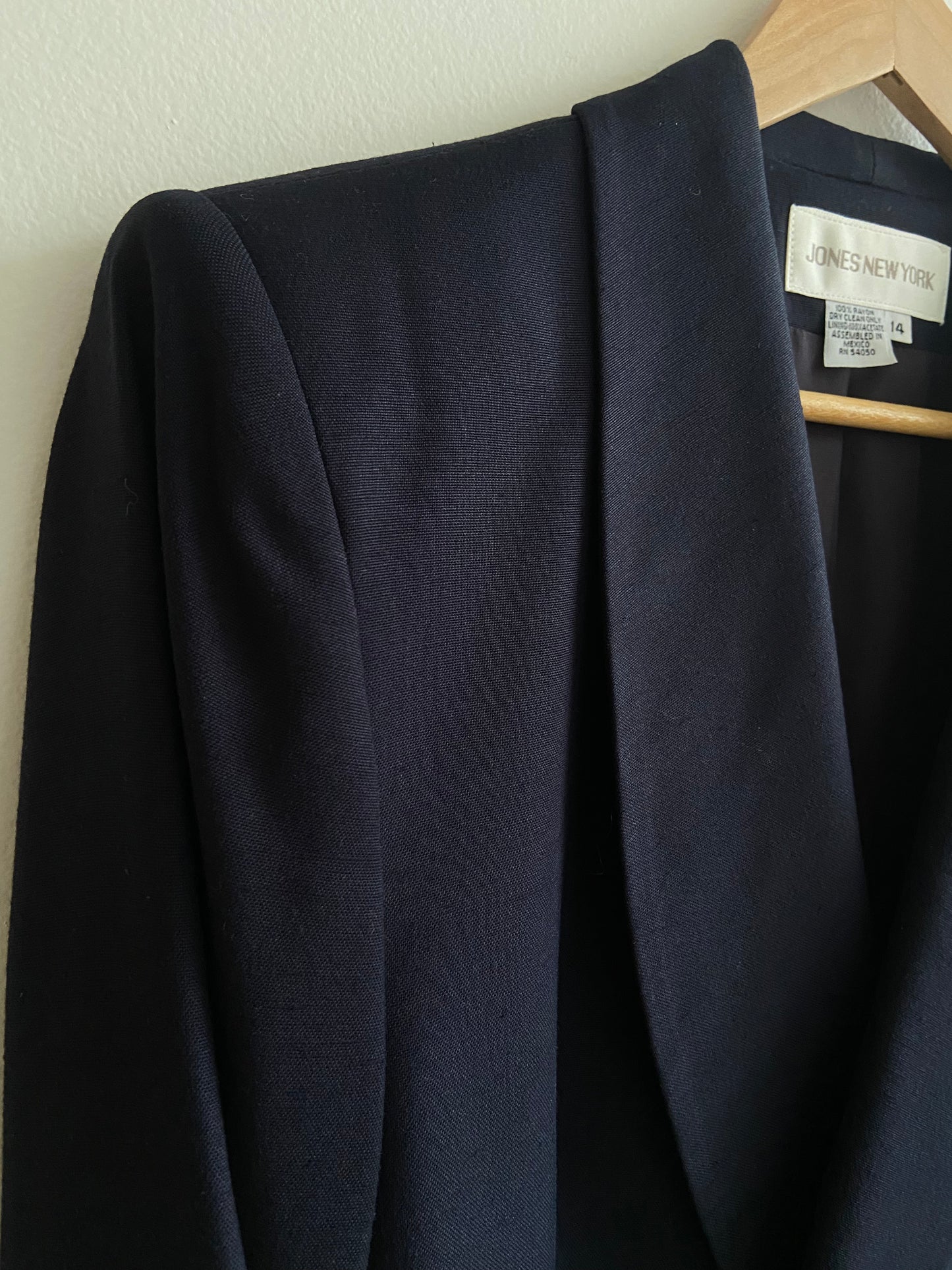 Blazer navy blue fancy button SS 1-2