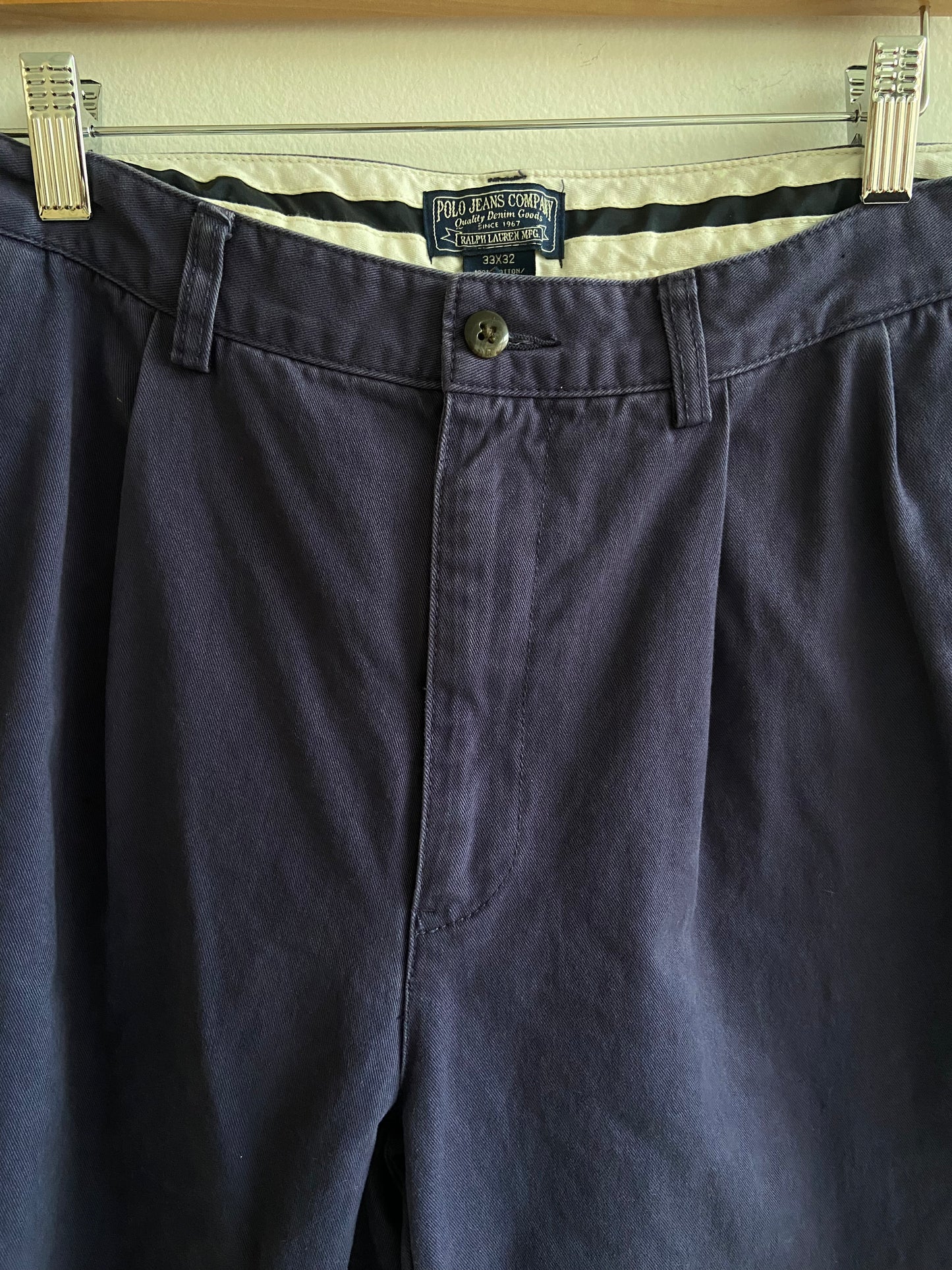 Polo Jeans Co. navy blue chinos SS 2