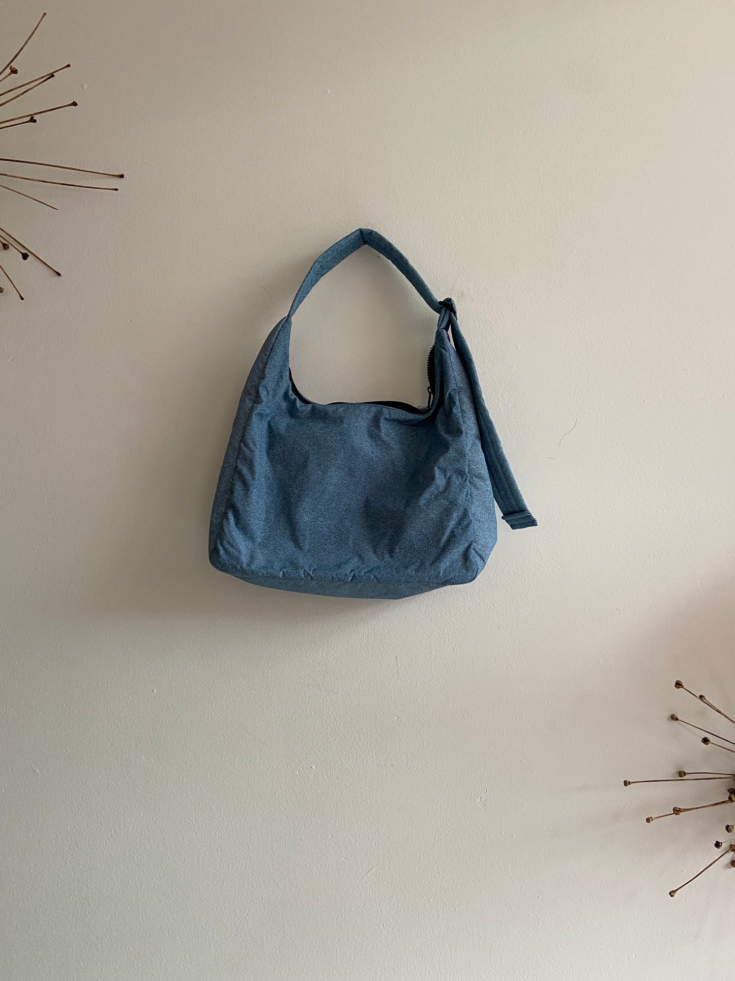 Baggu nylon shoulder bag digital denim