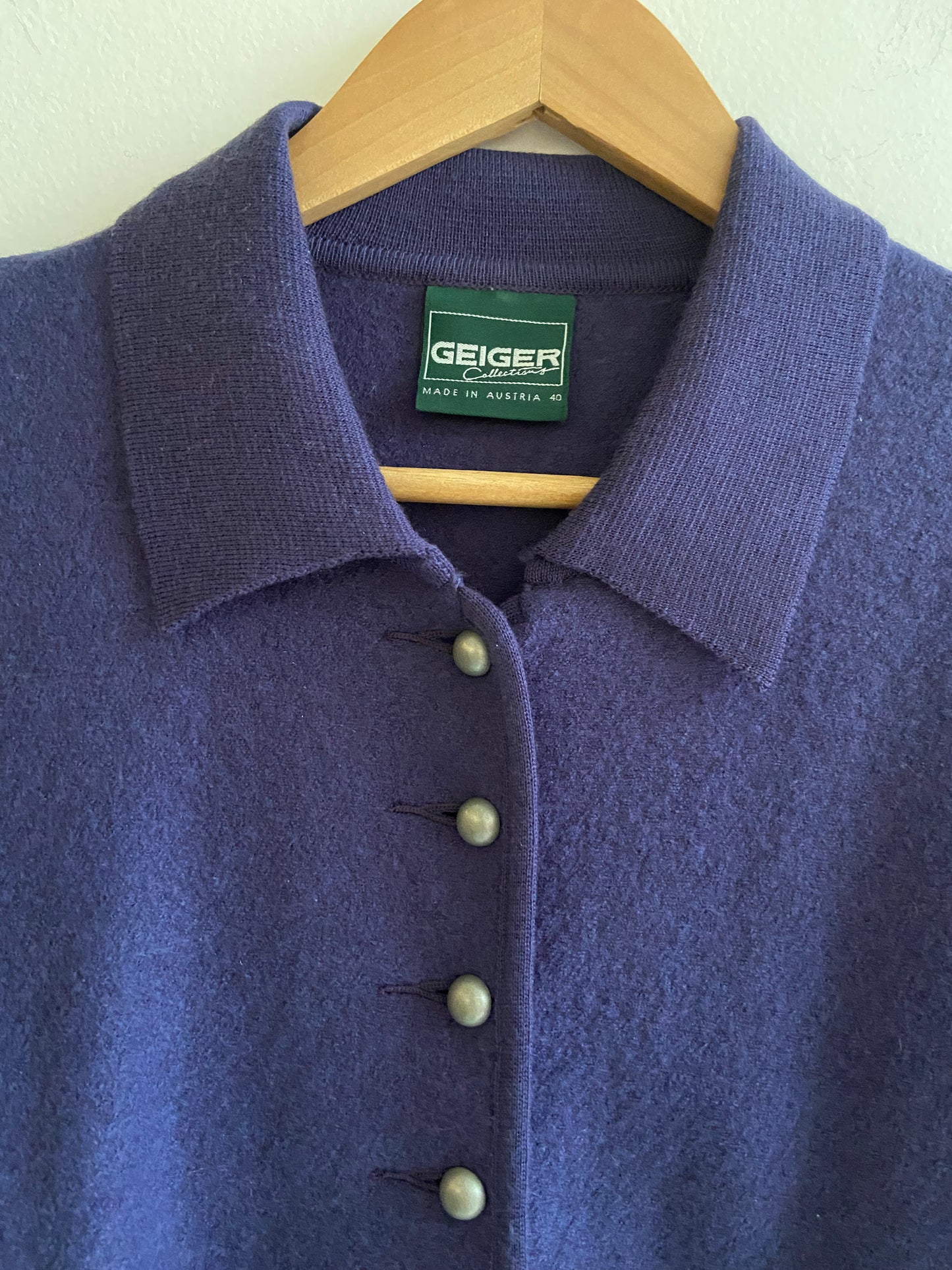 Geiger wool plum sweater SS 1-2