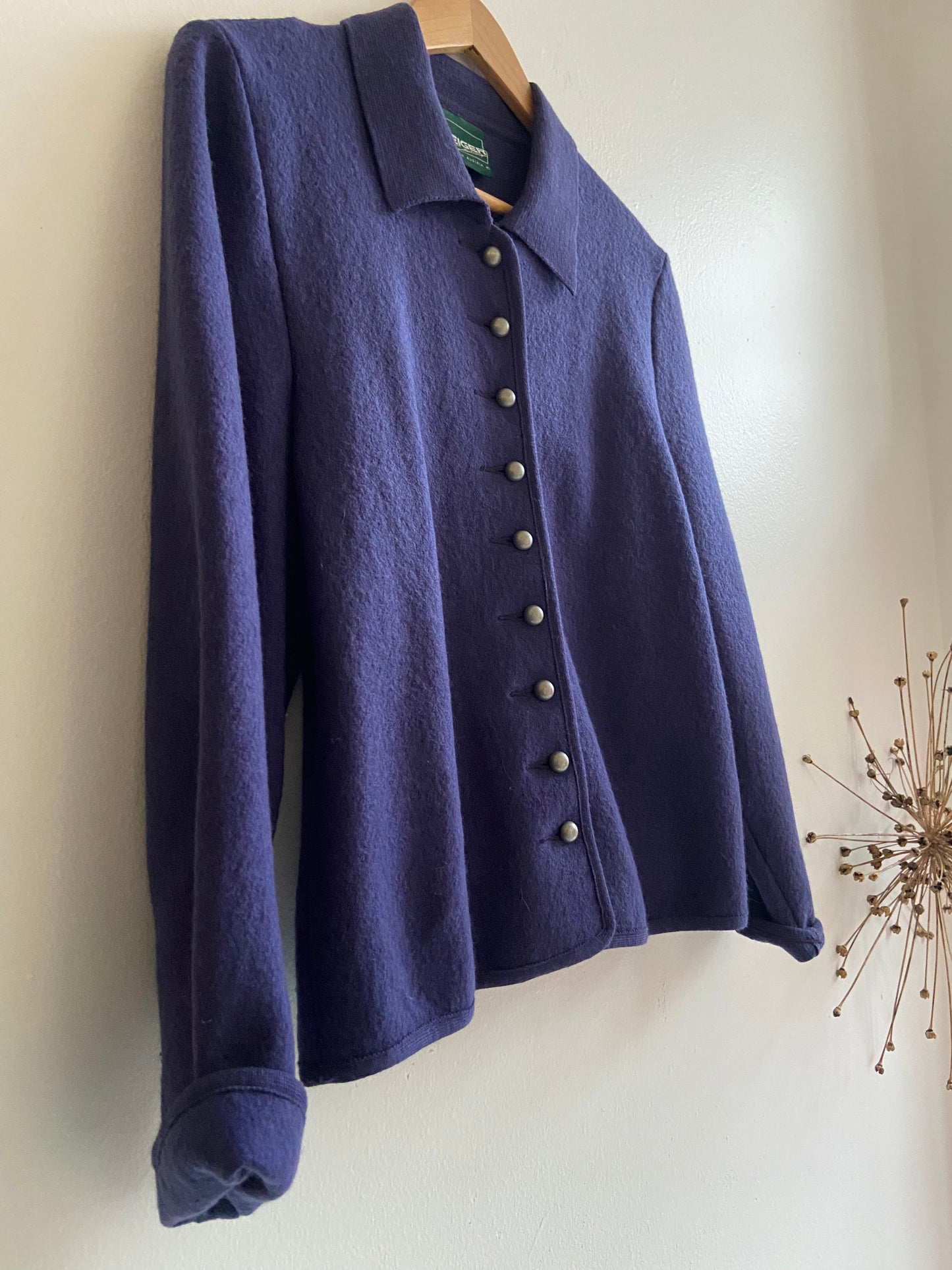 Geiger wool plum sweater SS 1-2