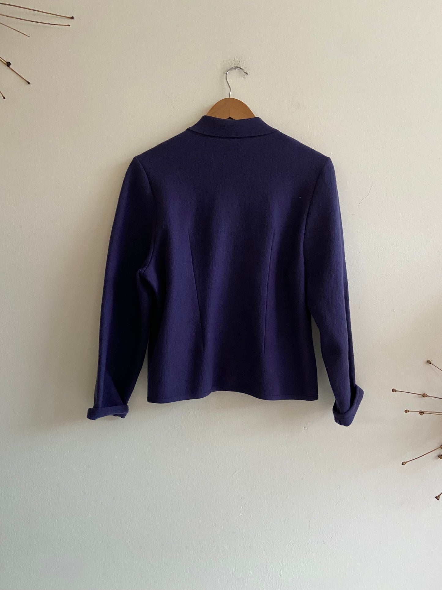 Geiger wool plum sweater SS 1-2