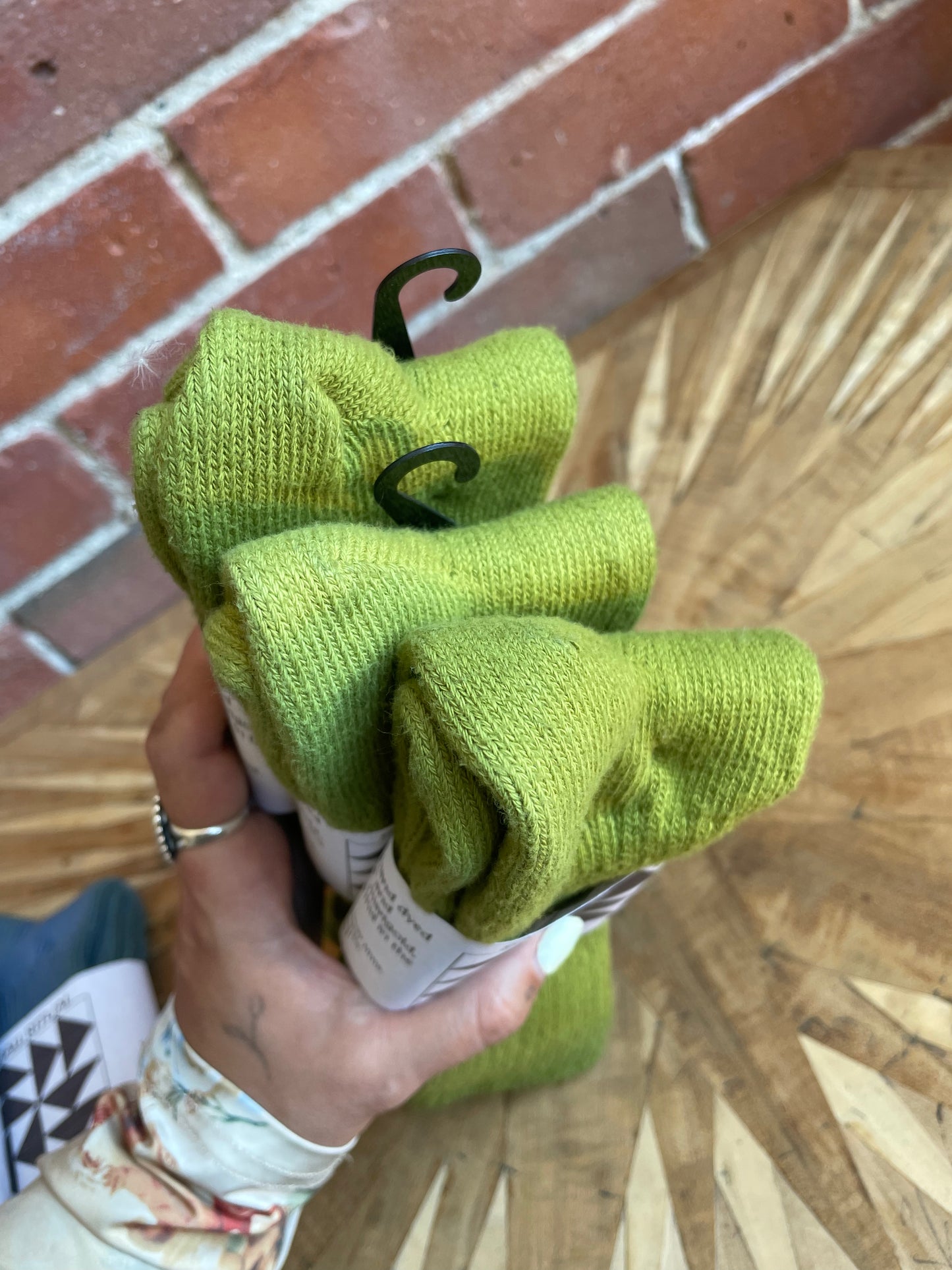 Small Ritual Hand Dyed 100% Cotton Socks