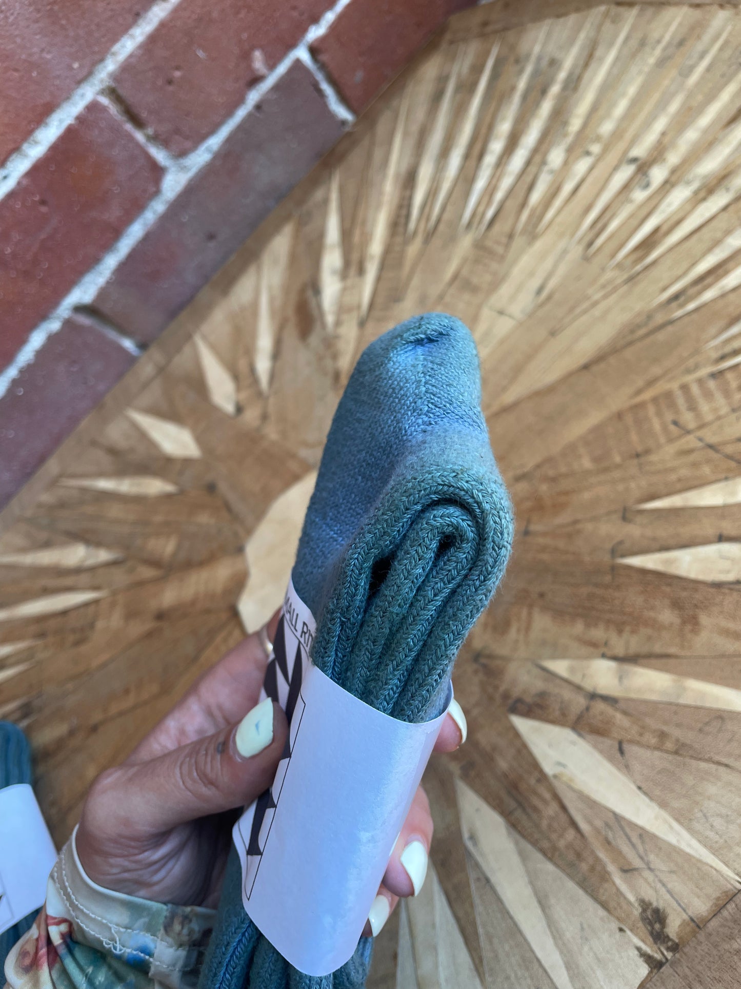 Small Ritual Hand Dyed 100% Cotton Socks