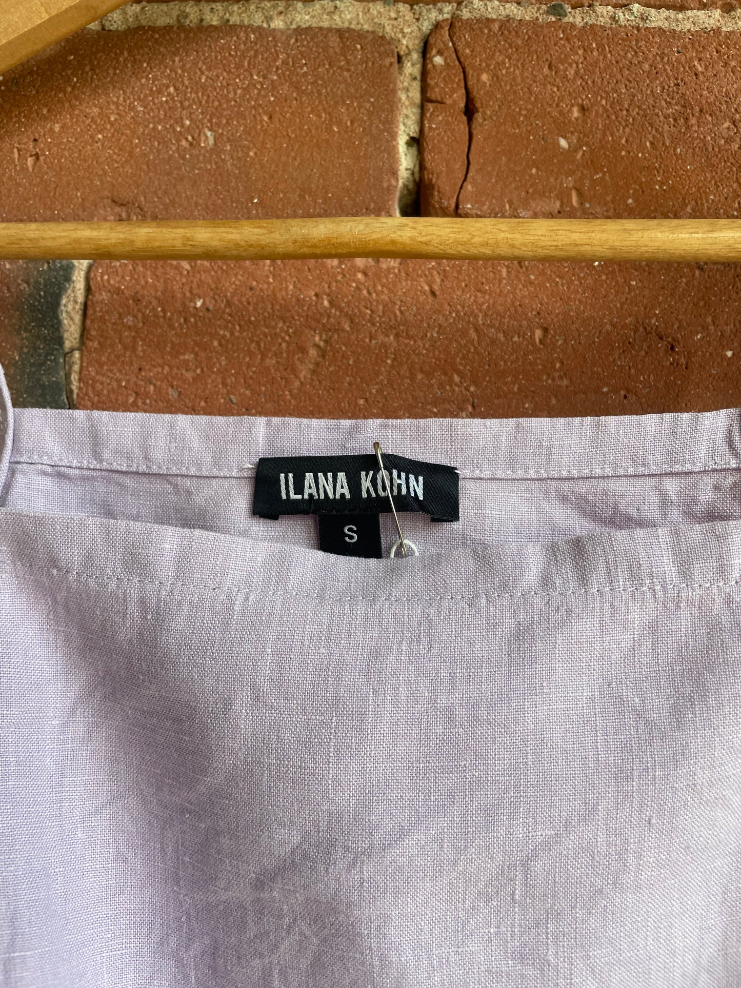 Ilana Kohn Lilac Linen Top SS1-2