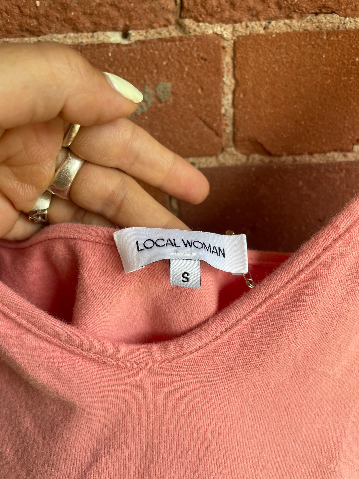 Local Woman Scoopneck Pink Tank SS2