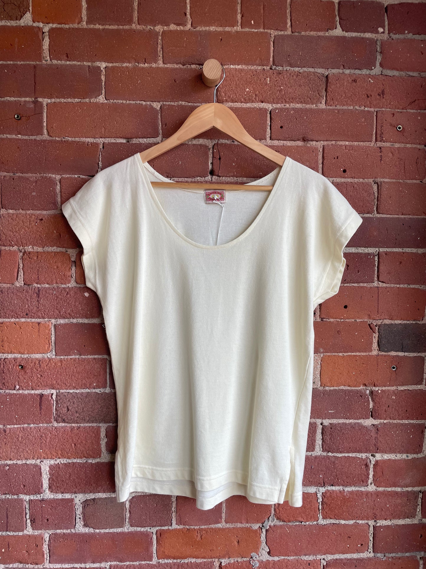 Vintage Banana Republic Pale Yellow Top SS2