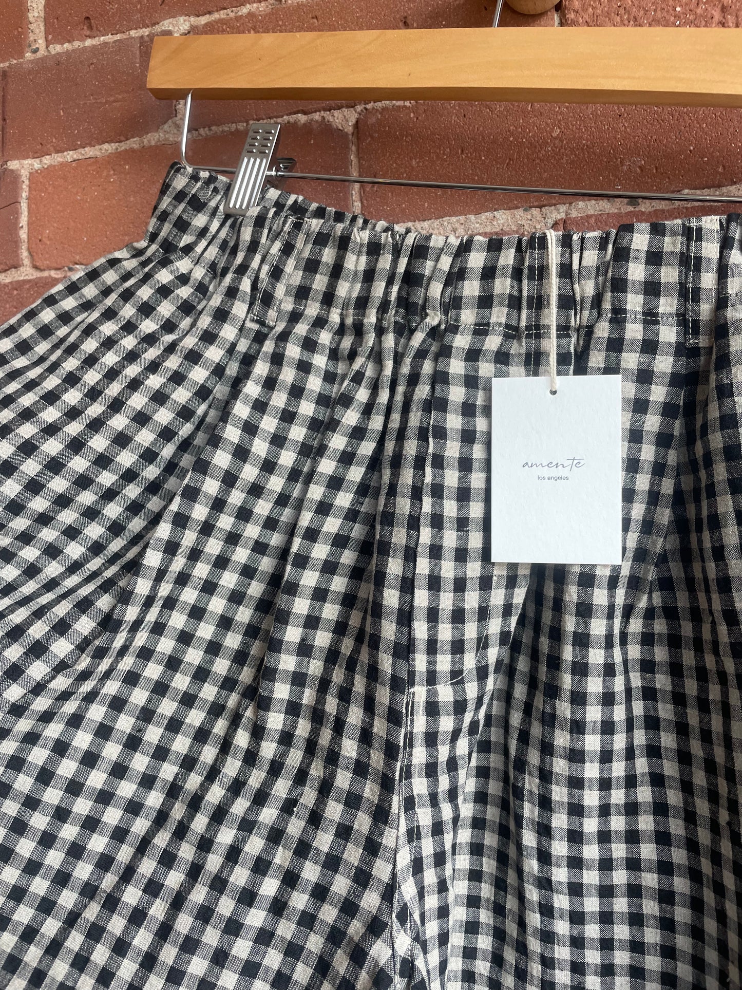Amente Gingham Shorts SS1-2