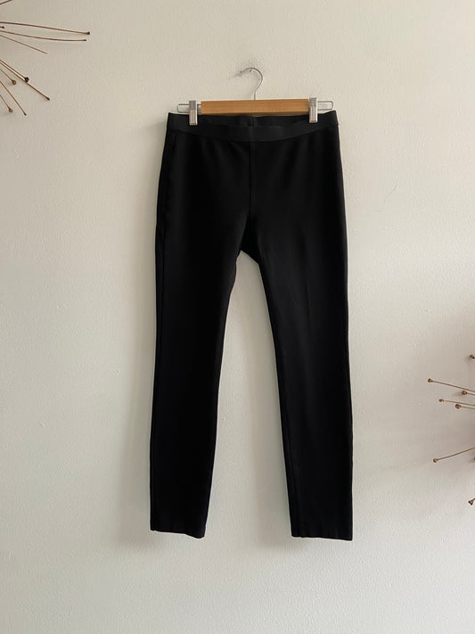 Eileen Fisher black stretch pants SS 1