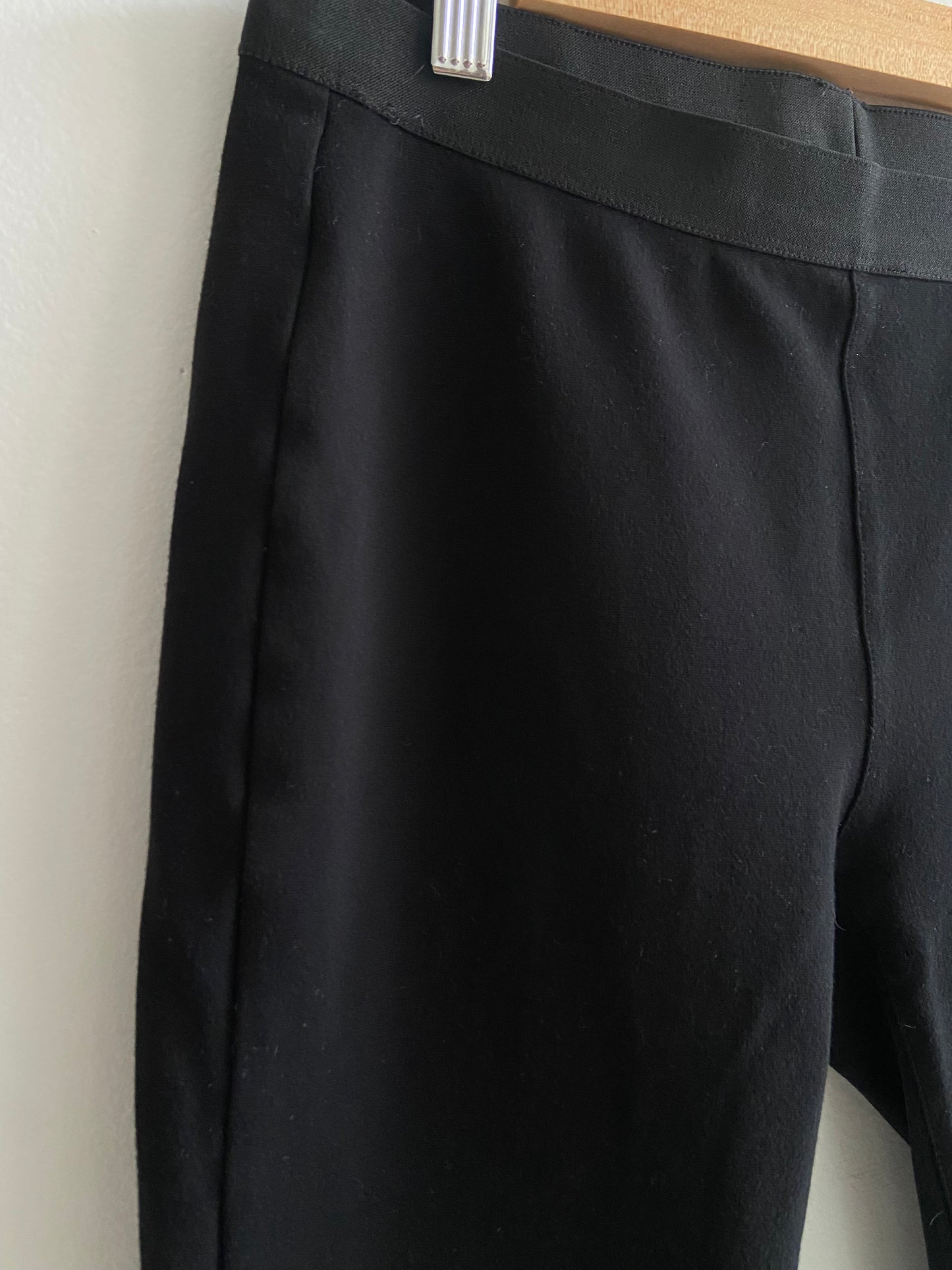 Eileen Fisher black stretch pants SS 1