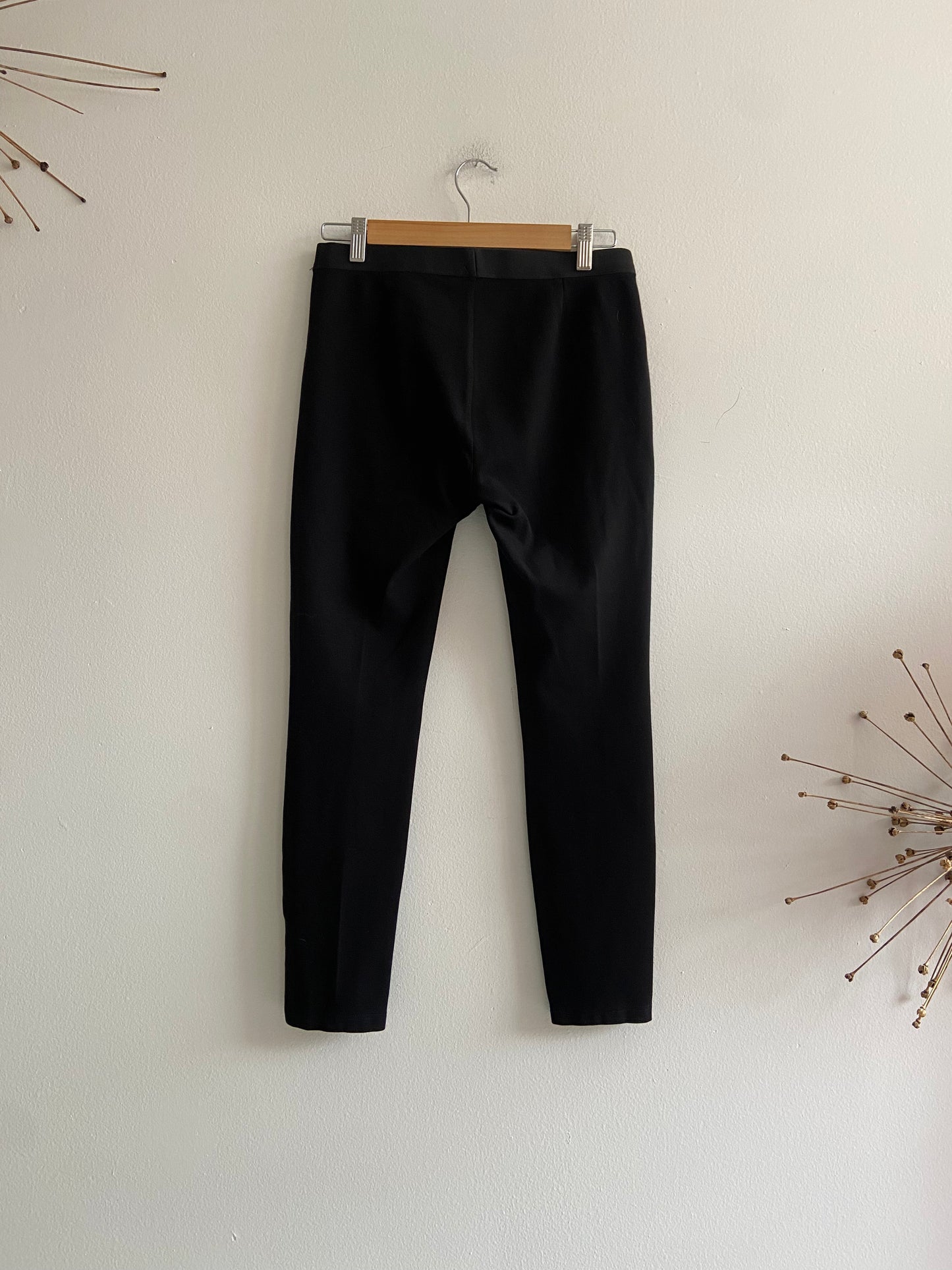 Eileen Fisher black stretch pants SS 1