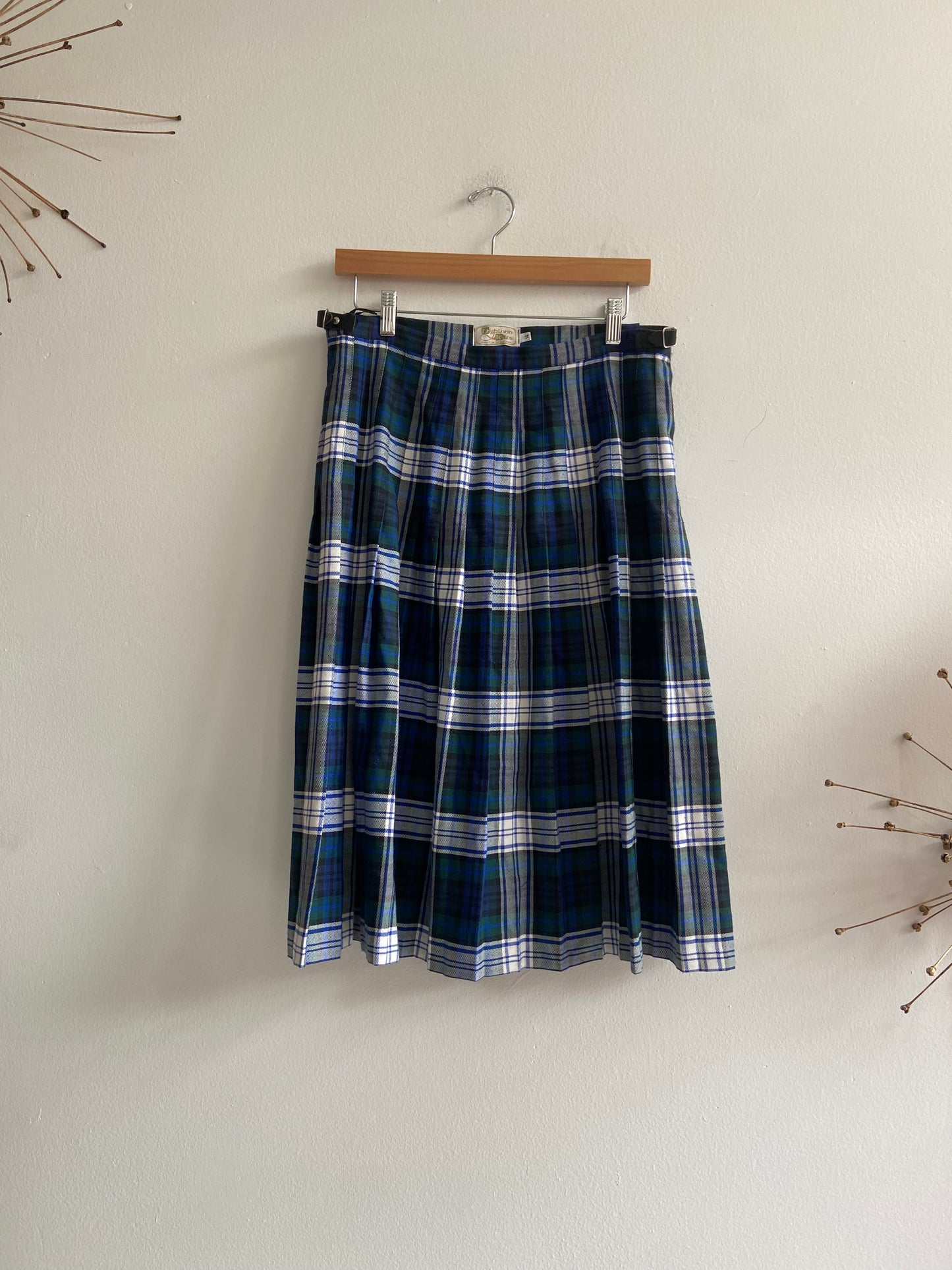 Vintage blues plaid kilt SS 1-2