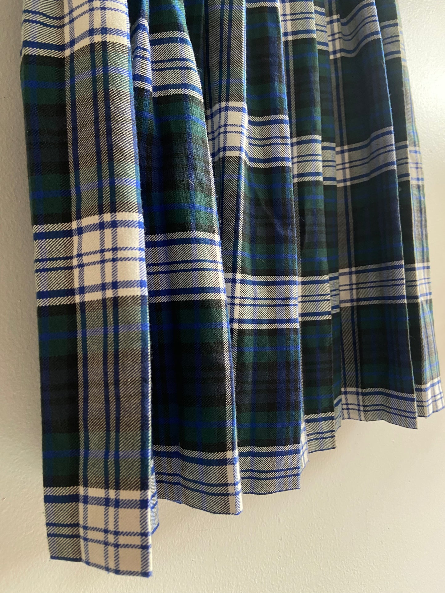 Vintage blues plaid kilt SS 1-2