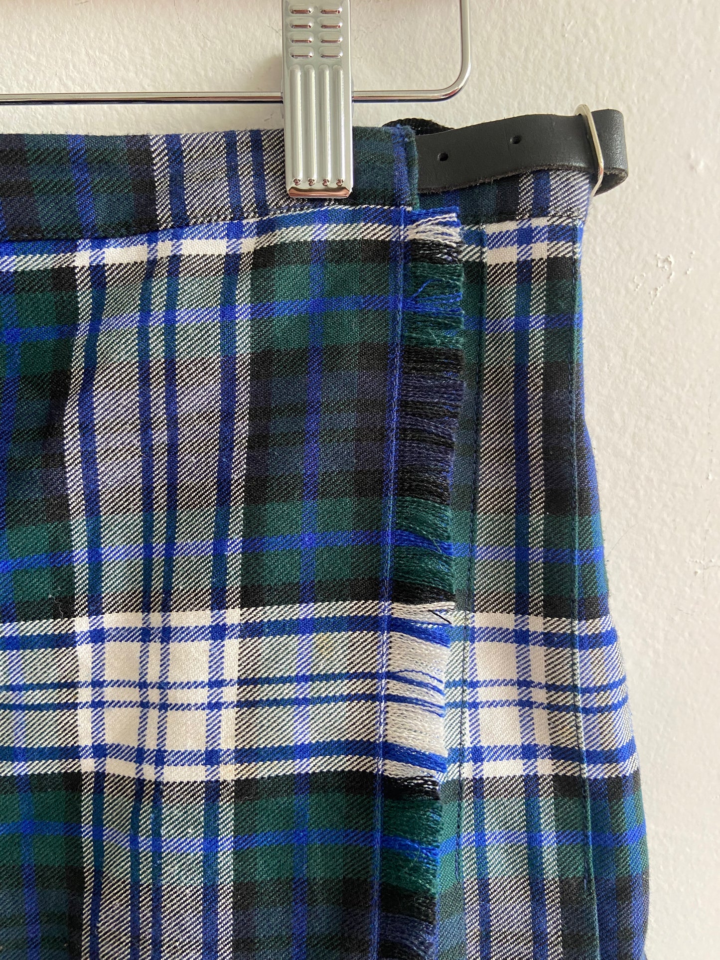 Vintage blues plaid kilt SS 1-2