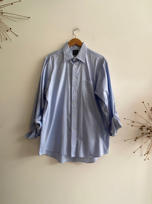 Blue button-up SS 1-3