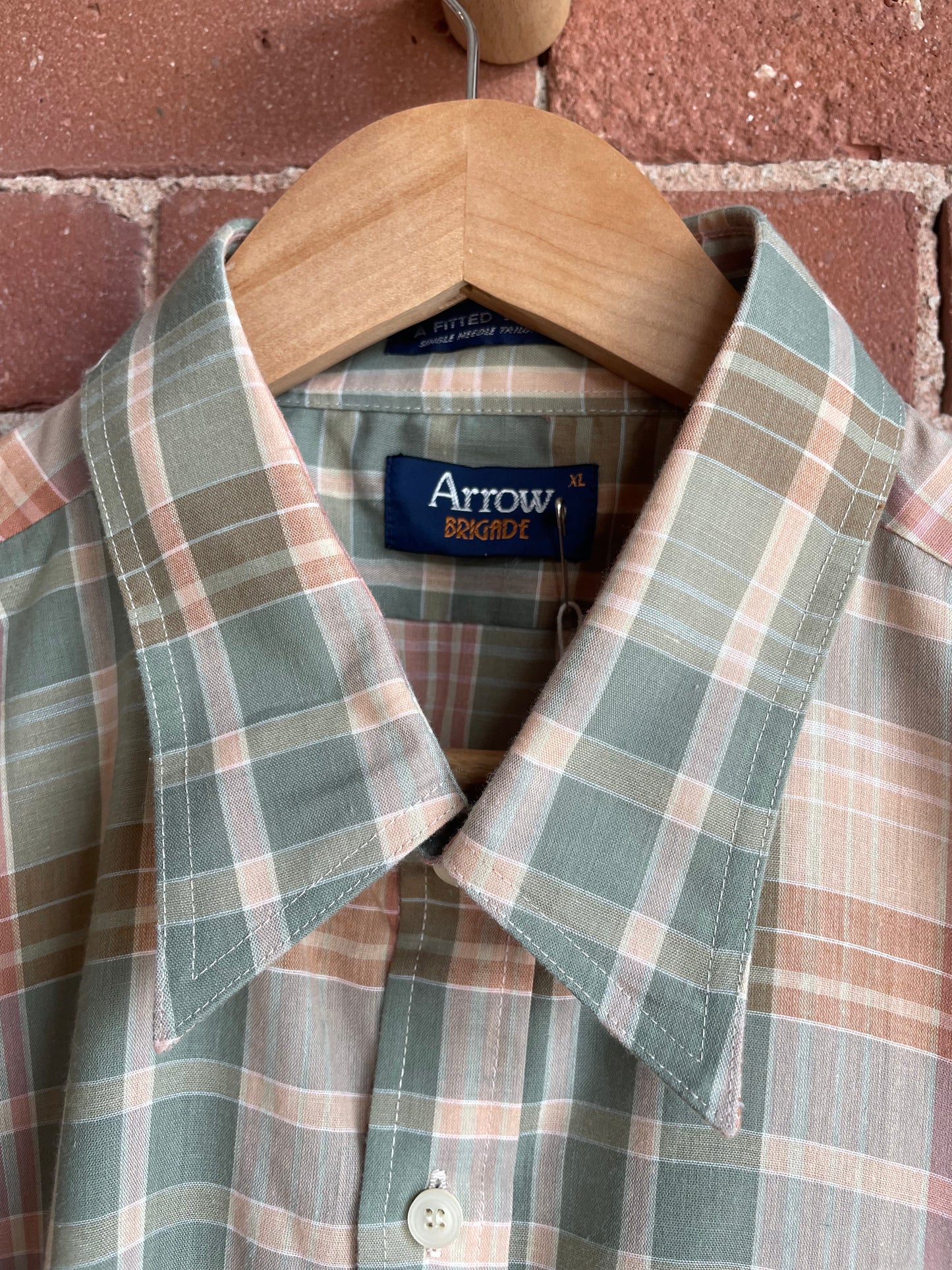 Pastel Plaid Lightweight Button Down SS2