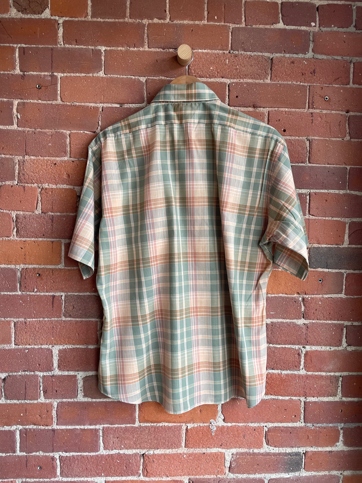 Pastel Plaid Lightweight Button Down SS2