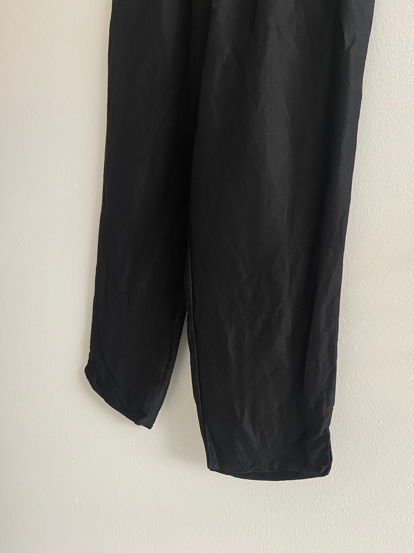 Black silk pants SS 1