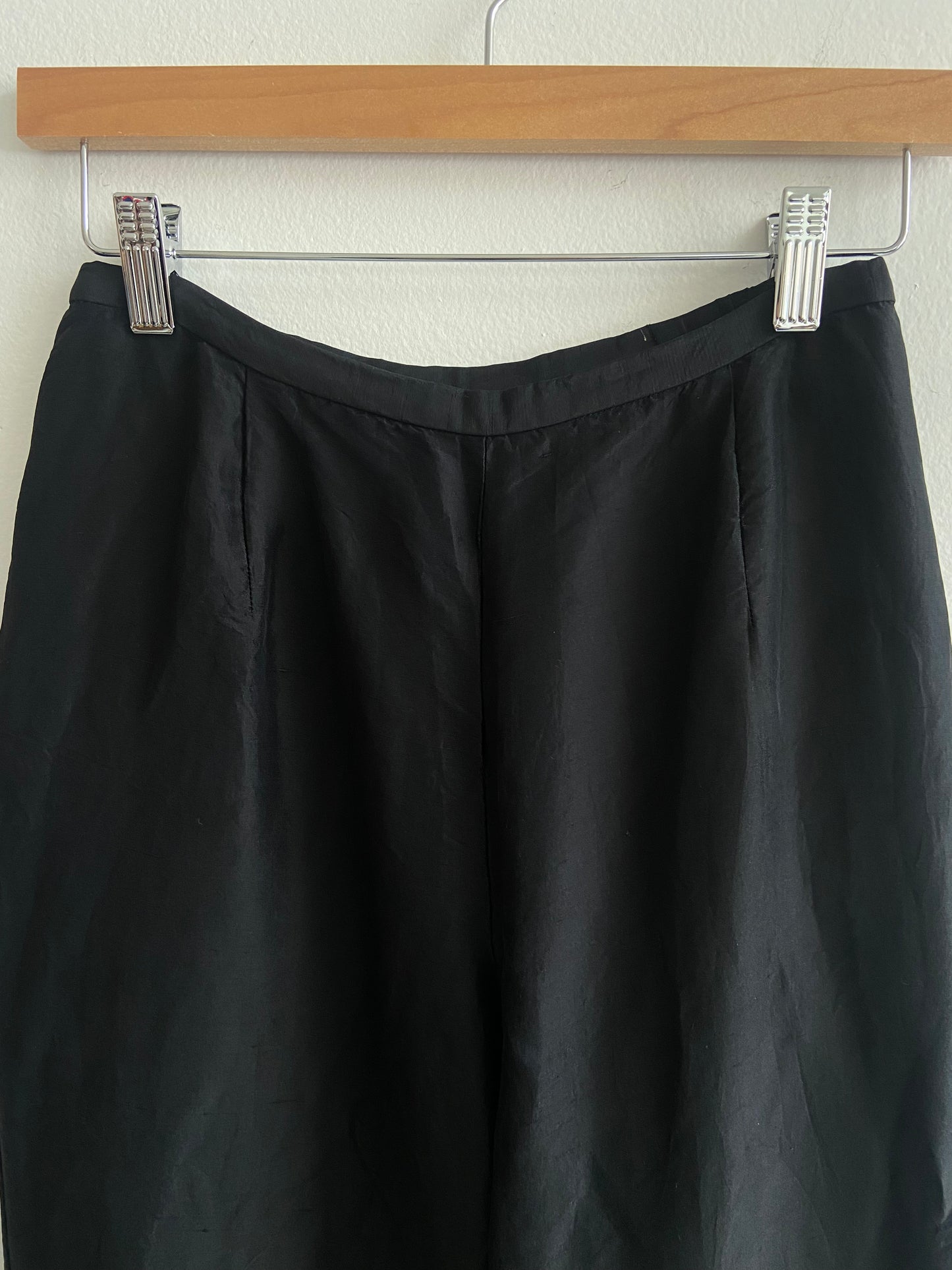 Black silk pants SS 1