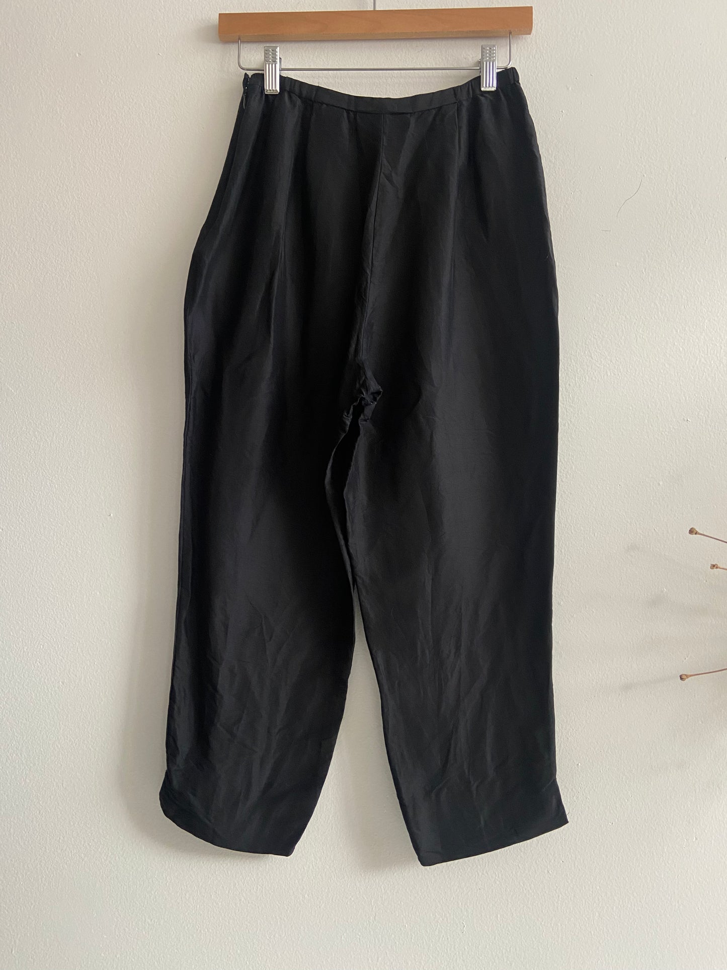 Black silk pants SS 1