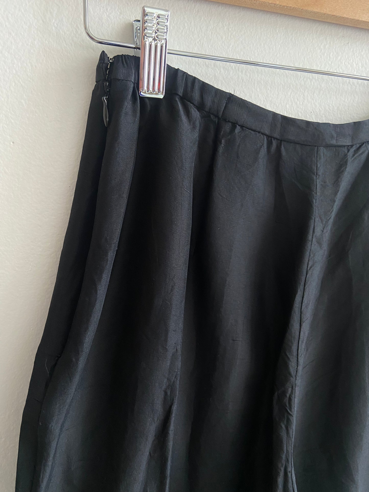 Black silk pants SS 1