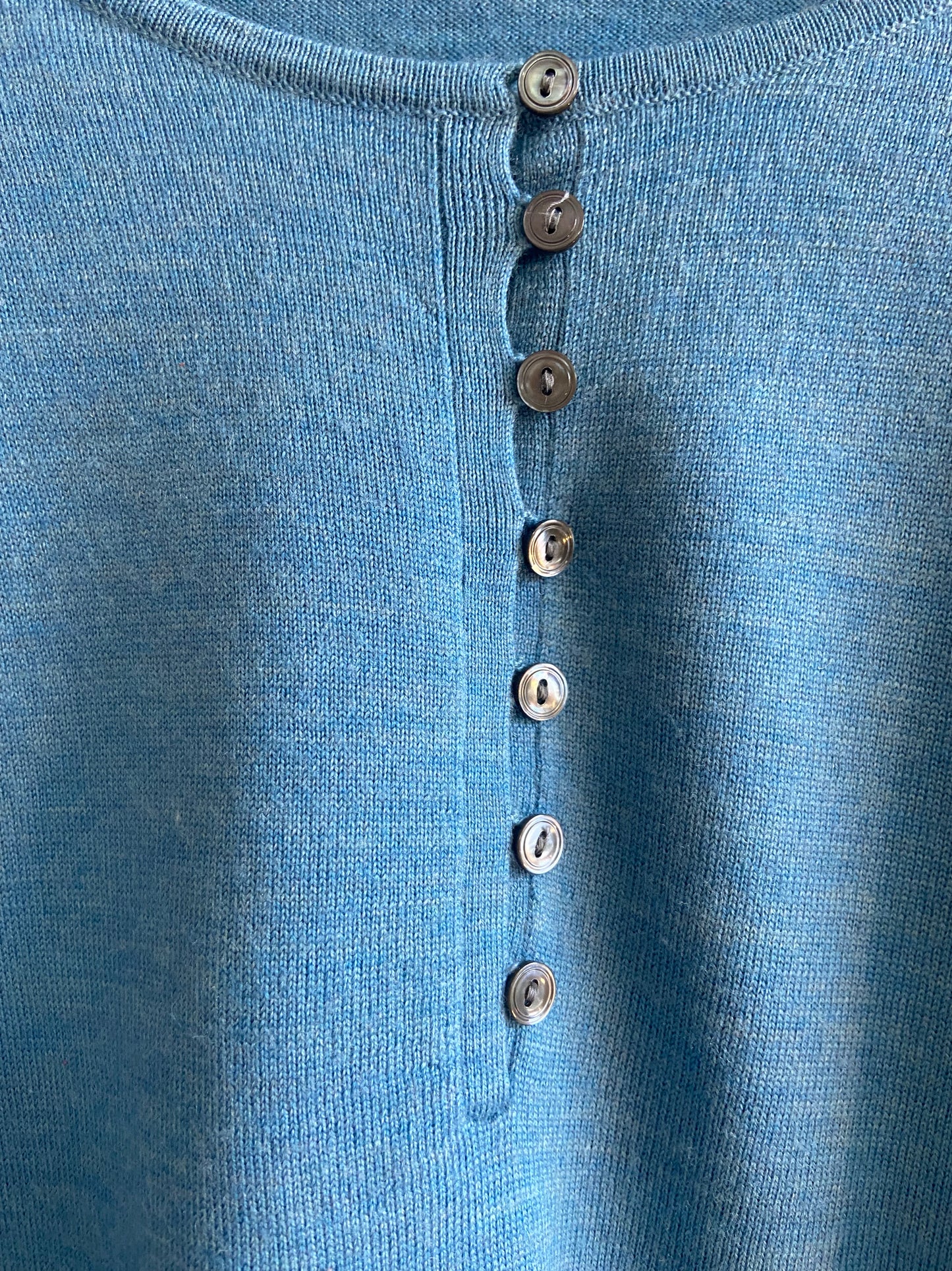 J Crew blue merino wool sweater SS 1