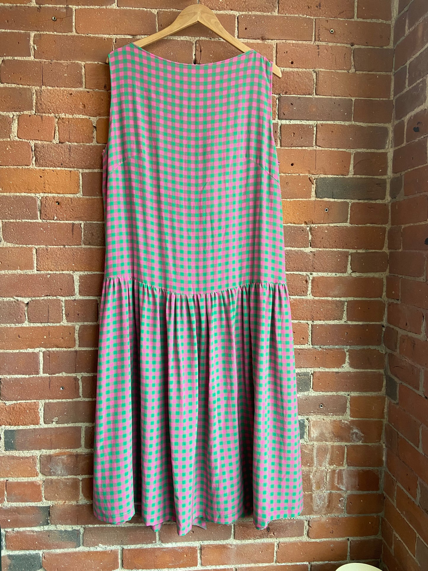 Caro Editions silk pink and green frock SS 3