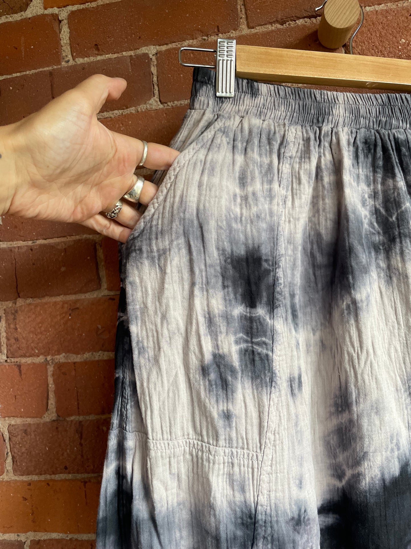 Atelier Delphine Kiko Tie Dye Drop Crotch Pants SS2