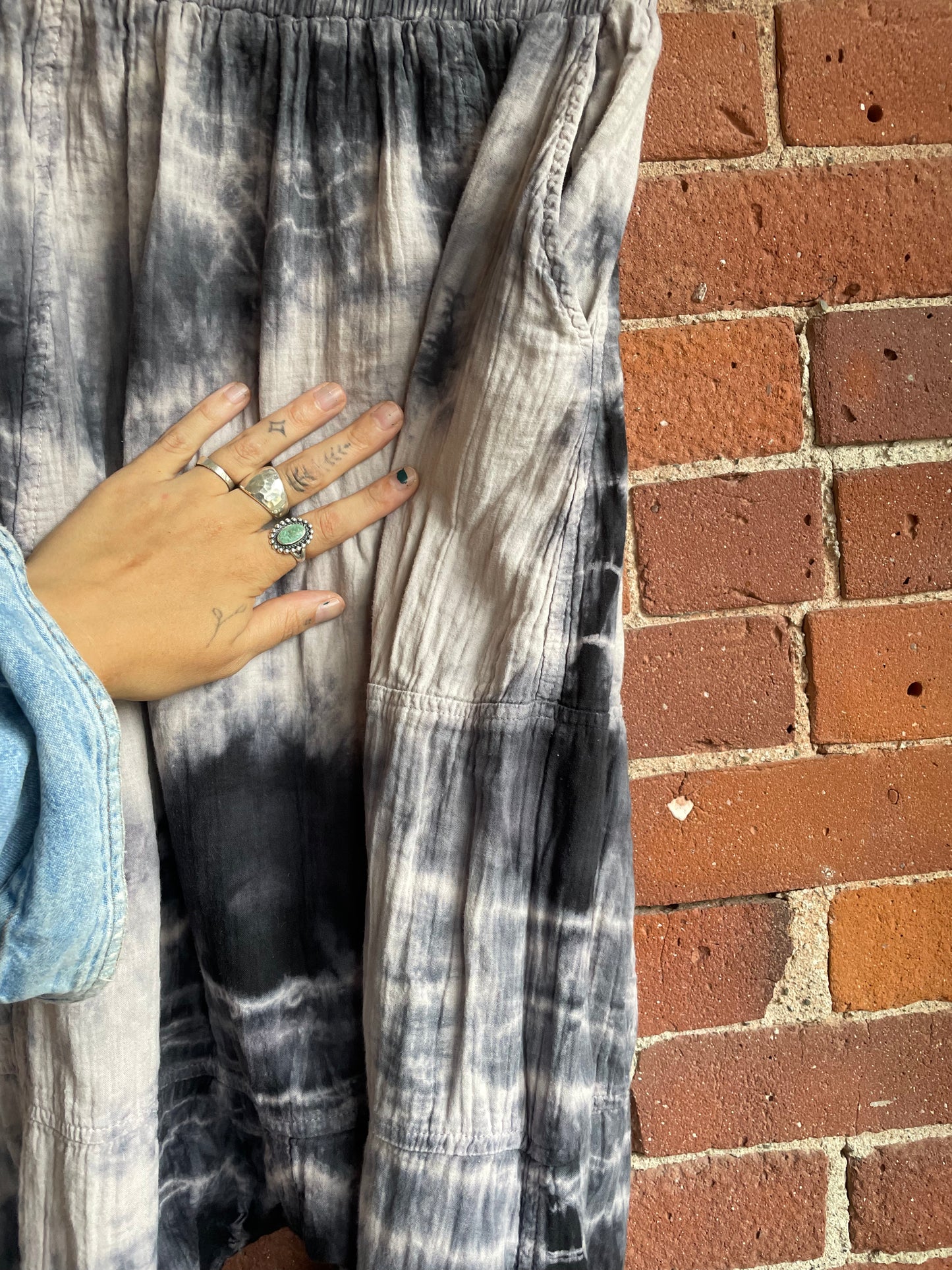 Atelier Delphine Kiko Tie Dye Drop Crotch Pants SS2