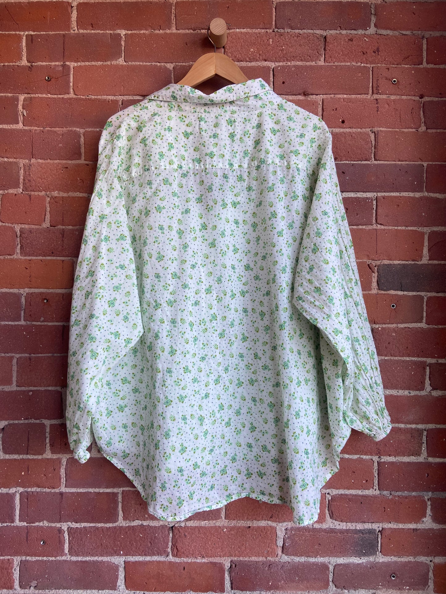Wray top green flowers SS 3