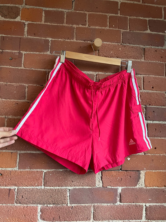 Adidas Strawberry Red Track Shorts SS1-2