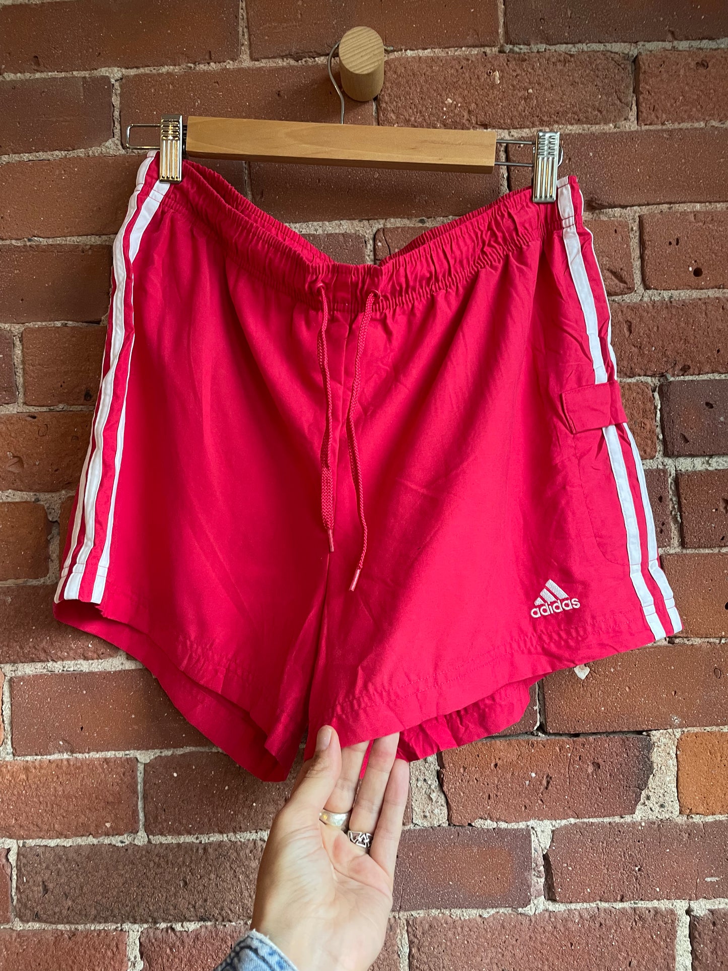 Adidas Strawberry Red Track Shorts SS1-2