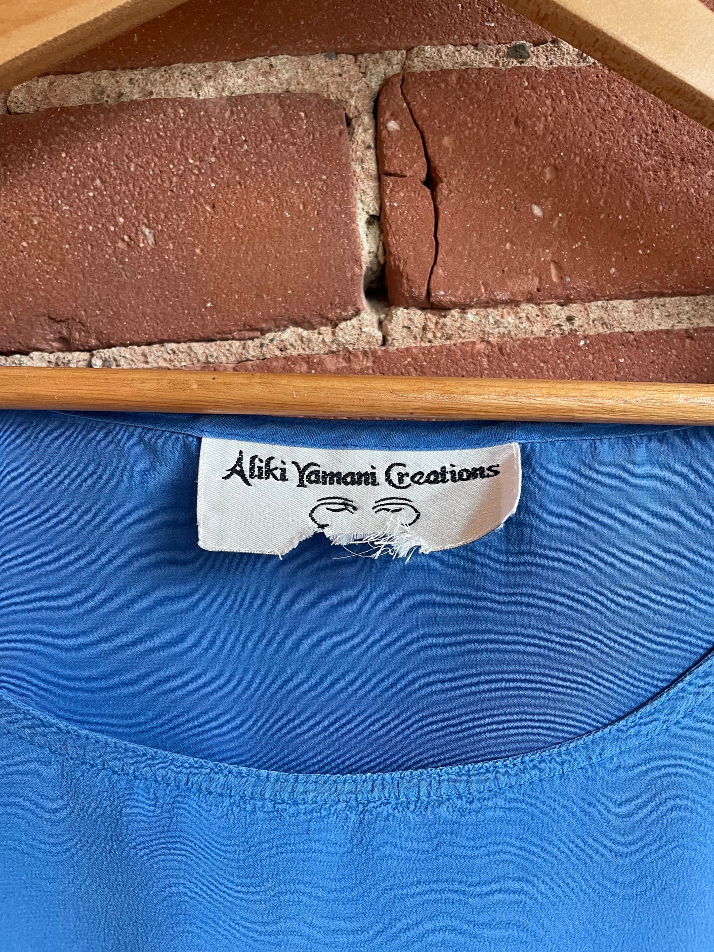 Blue Silk Tank SS2