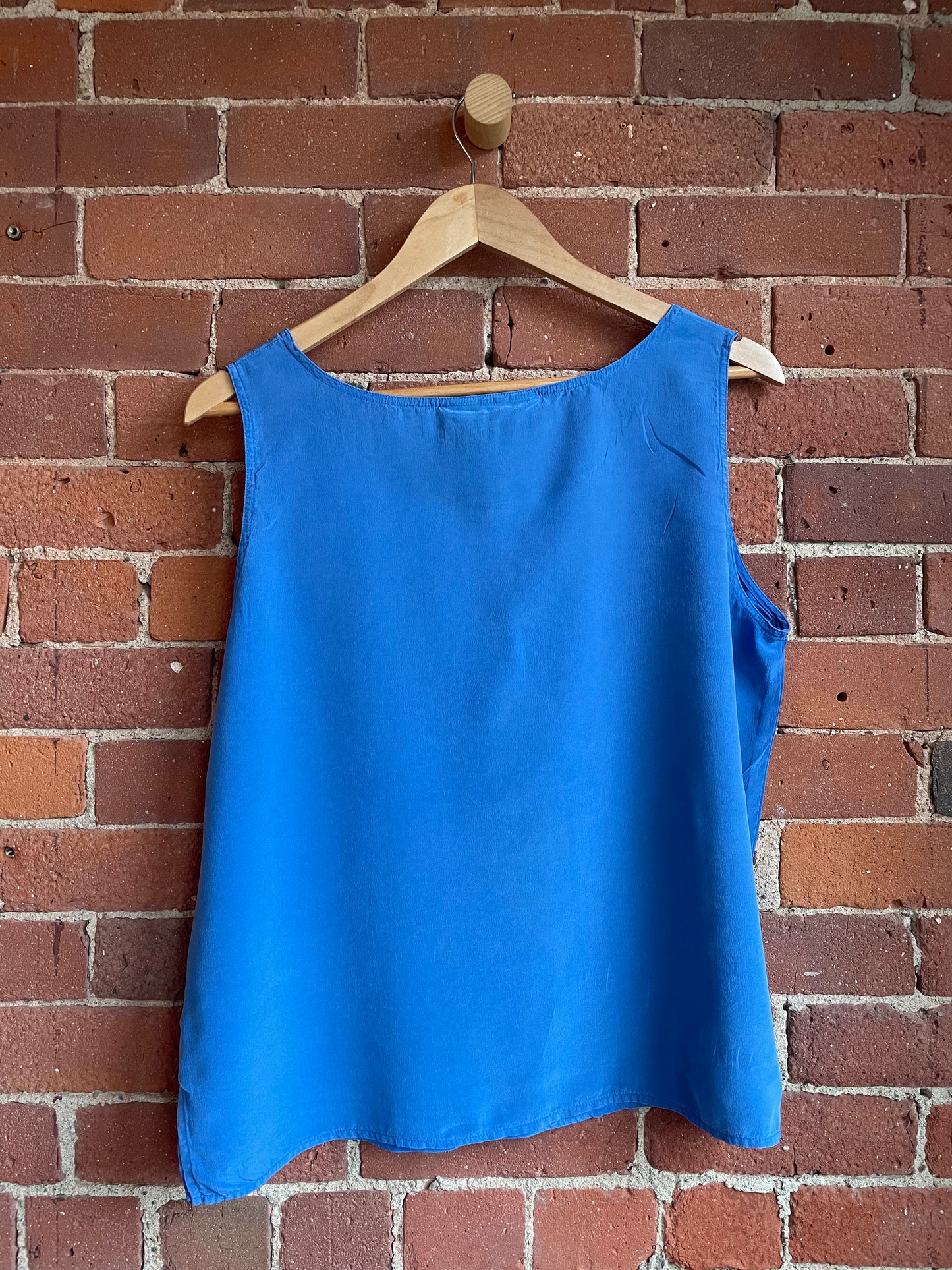Blue Silk Tank SS2