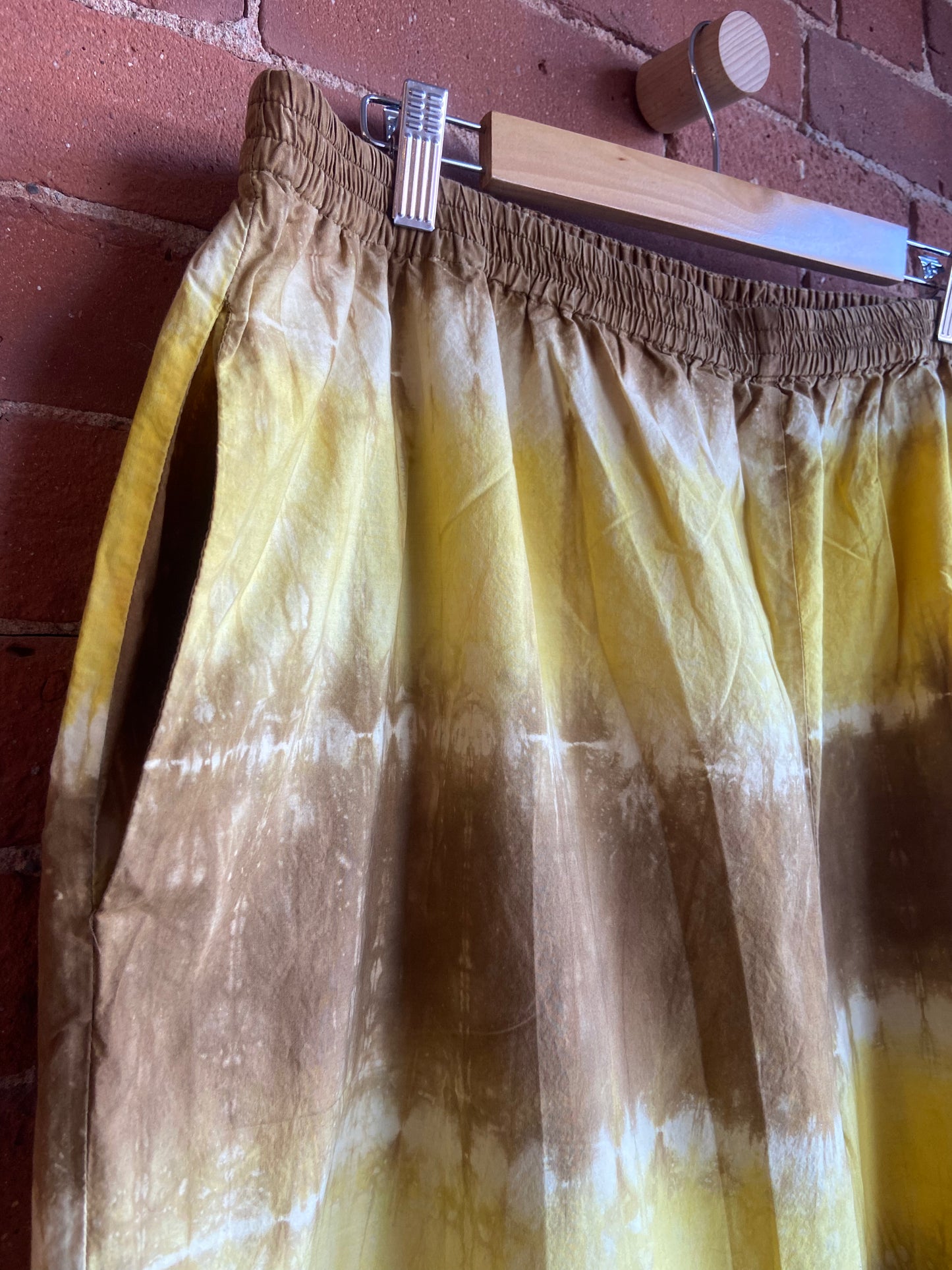 Yellow tie dye top/bottom set SS 3