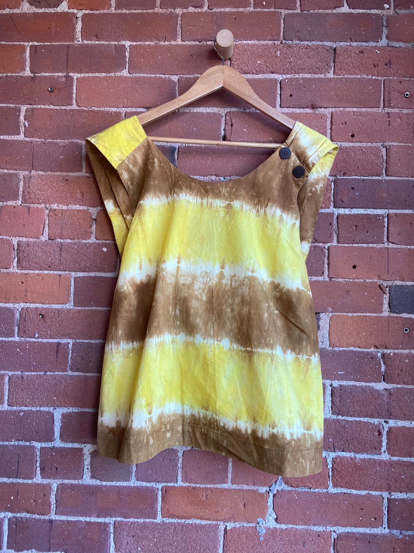 Yellow tie dye top/bottom set SS 3