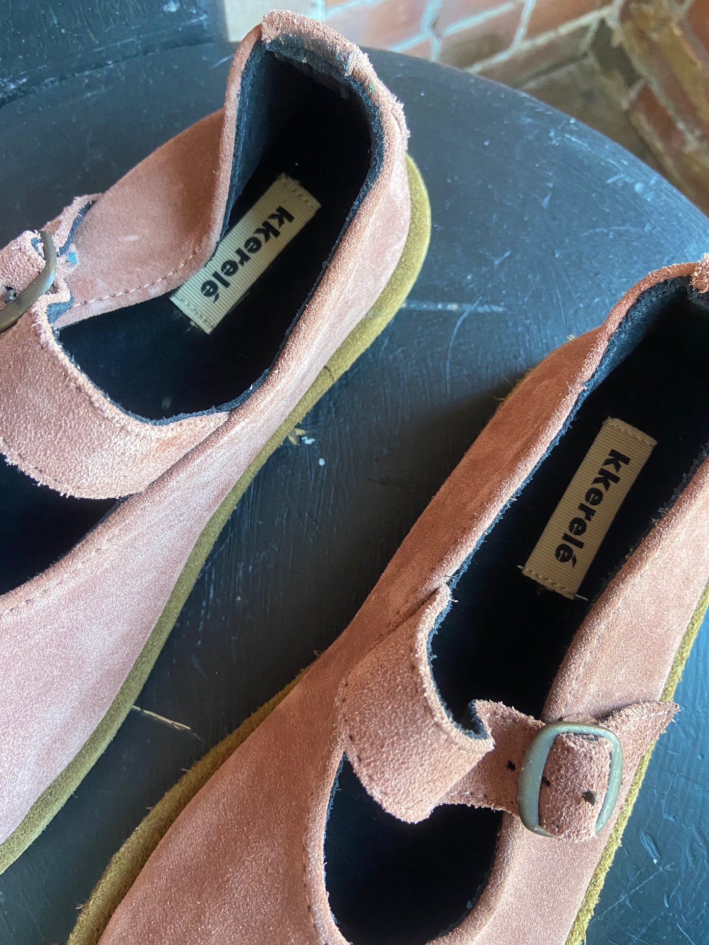 Handmade suede Mary Janes new size 39