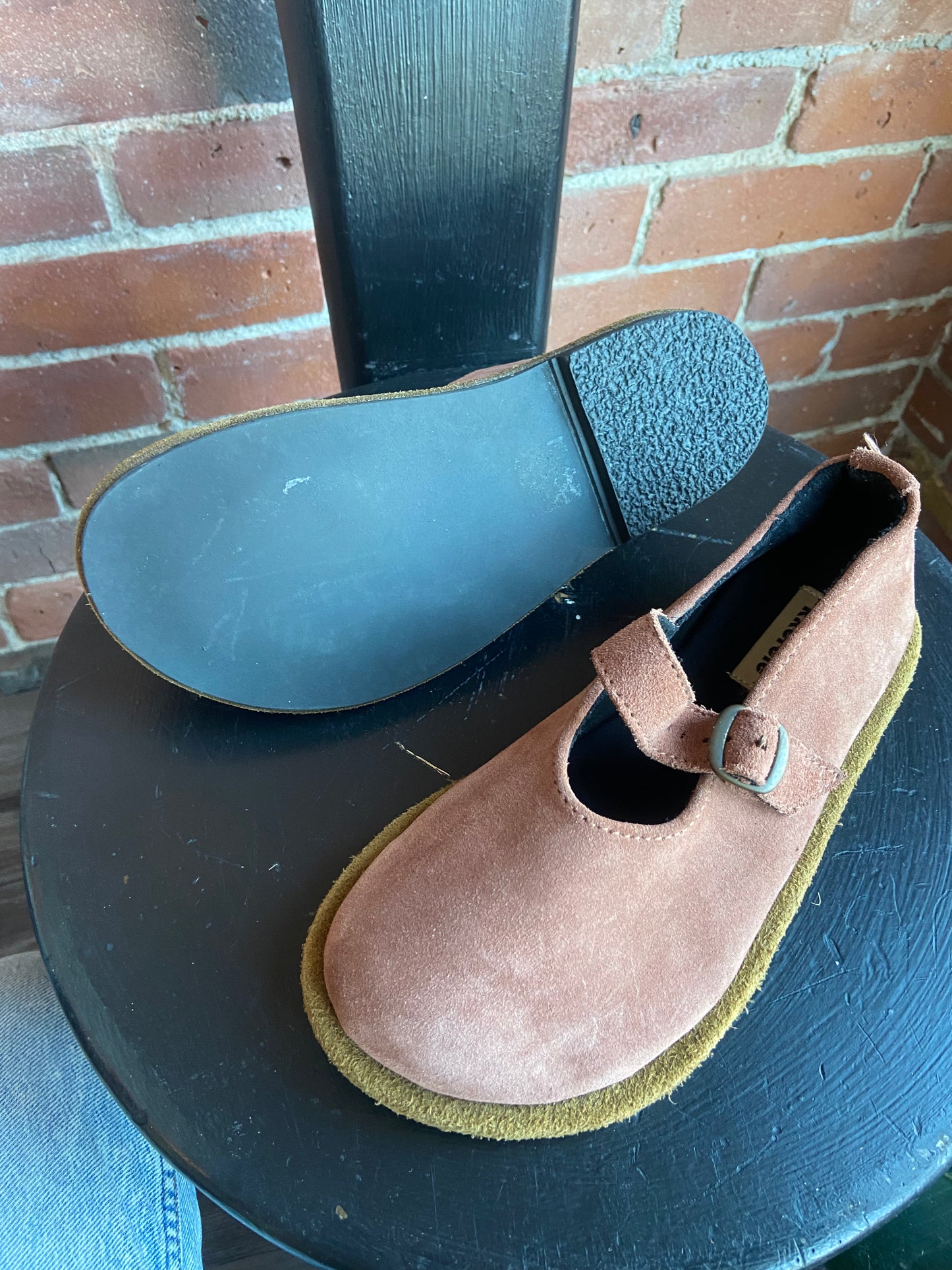 Handmade suede Mary Janes new size 39