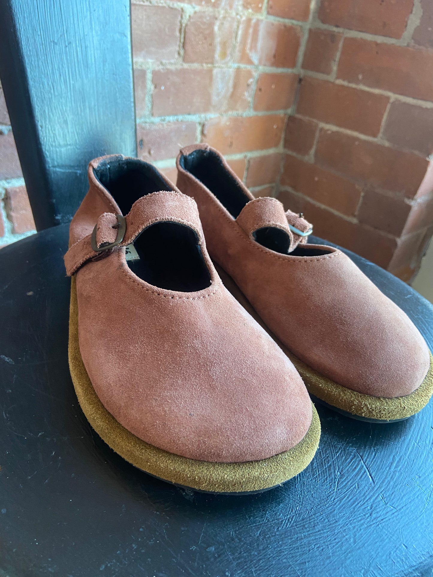 Handmade suede Mary Janes new size 39