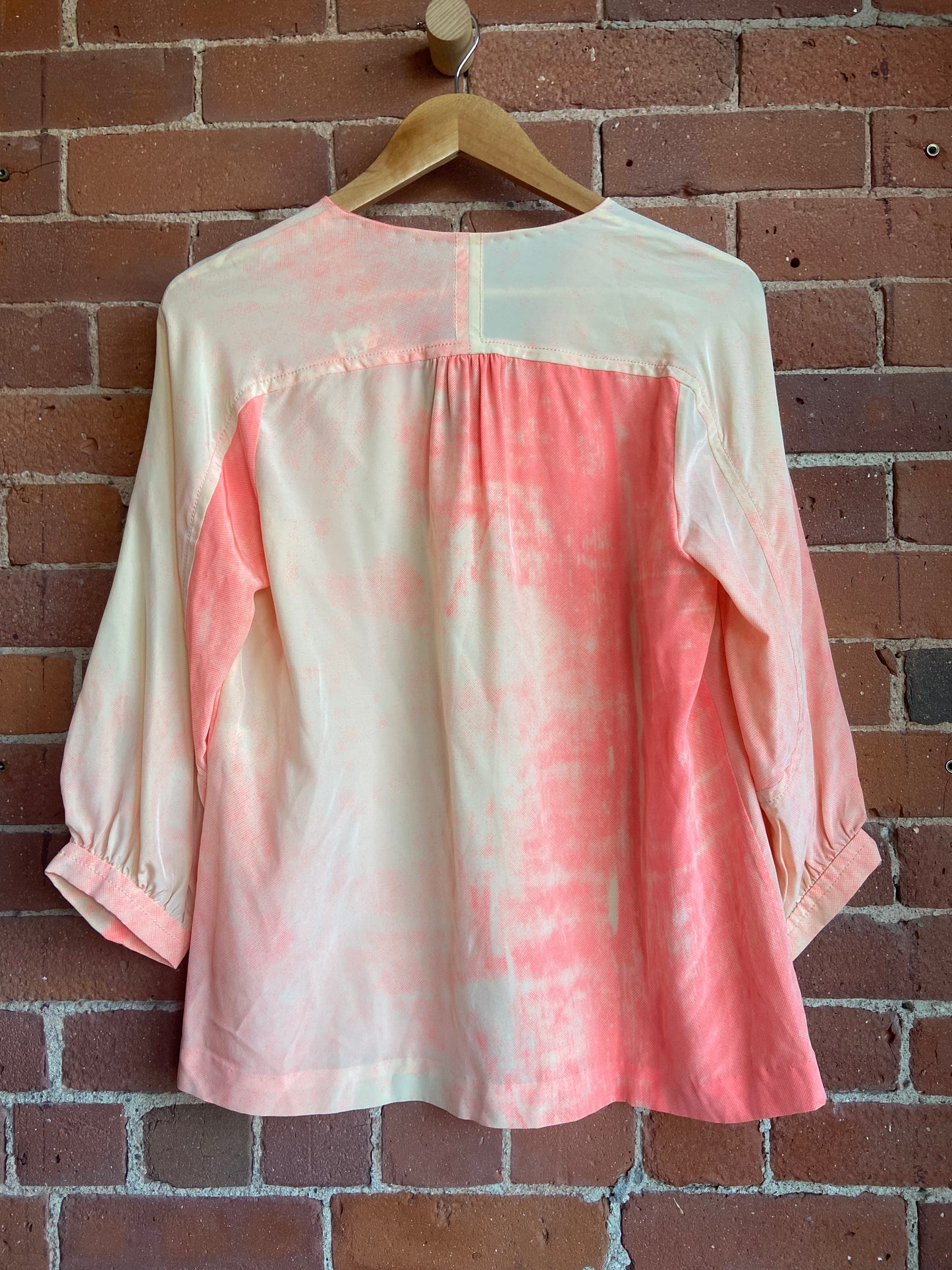 DVF silk pink/white top SS 1-2
