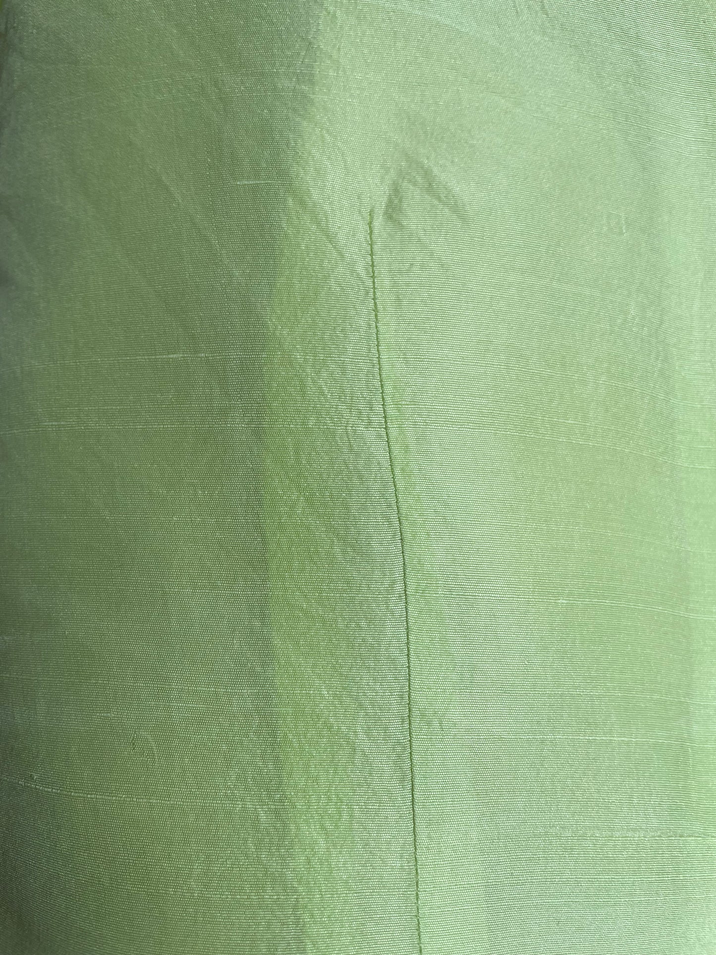 "S.L.B." Light Chartreuse 100% Silk Button Down SS2