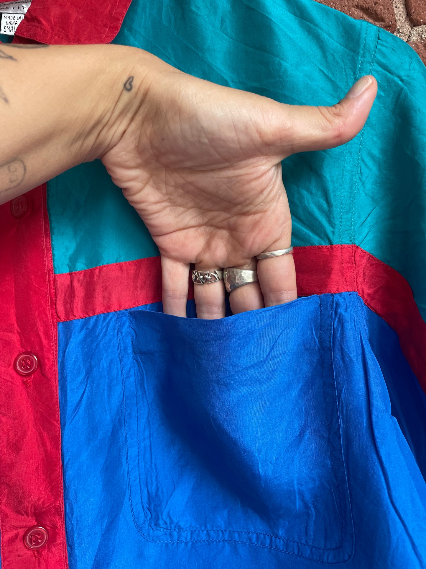 80's Silk Chico Button Down SS1