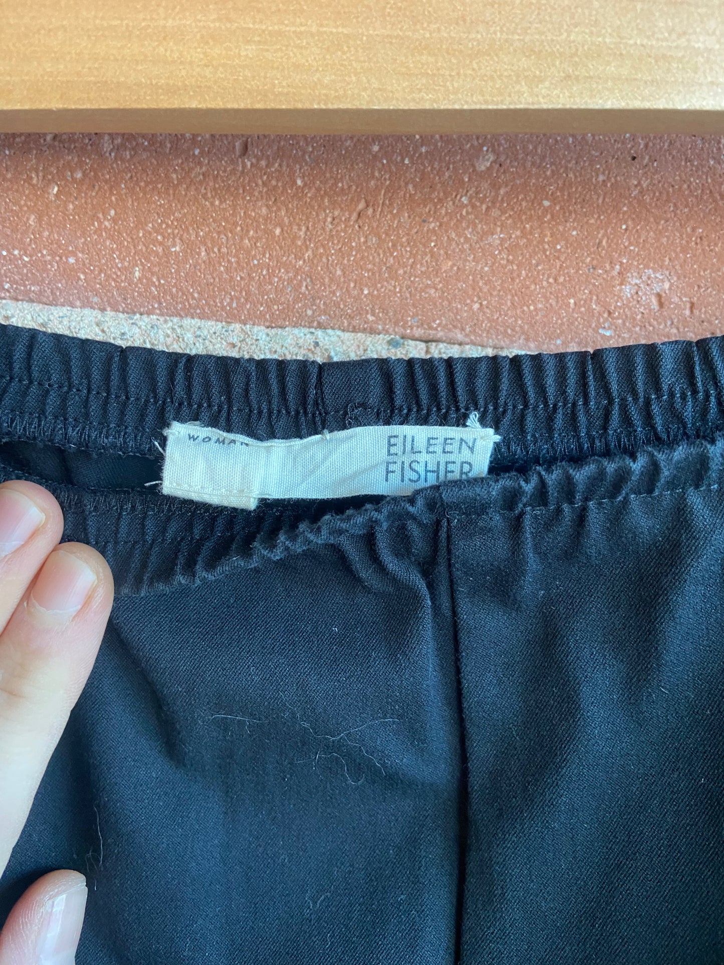 Eileen Fisher black pants SS3